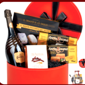 BOMBONERA CESTA GOURMET NAVIDAD