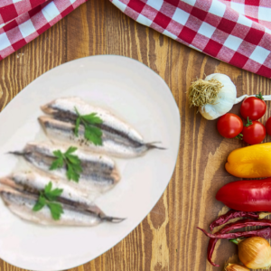 Boquerones en Vinagre con ajo y perejil 6/8 filetes