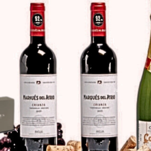 CAJA DE VINOS Y CAVA :2 vinos tintos + Cava