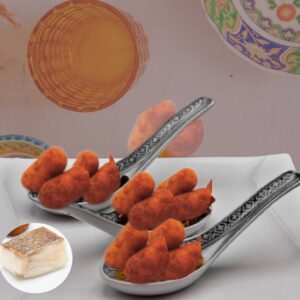 Croquetas de Bacalao con Ajos Tiernos artesanas Gourmet 40 unidades