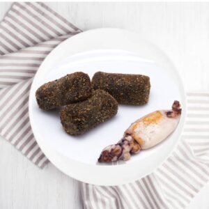 Croquetas de Chipirón en su tinta artesanales Gourmet 40 unidades