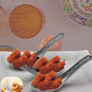Croquetas de Queso de Cabra, Pipas y Nueces Gourmet artesanas. 40 unidades