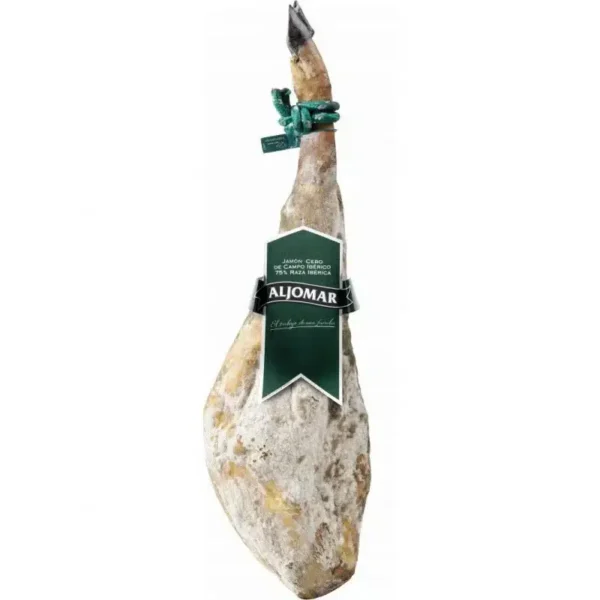 JAMÓN CEBO DE CAMPO 50% IBÉRICO ALJOMAR GUIJUELO 8-9 kg - Imagen 2
