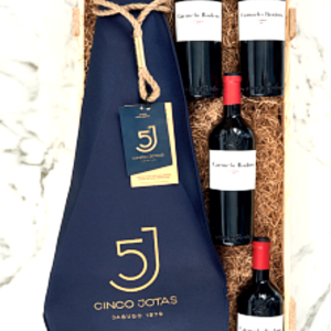 LOTE DE NAVIDAD JAMON DE BELLOTA IBÉRICO 5 JOTAS