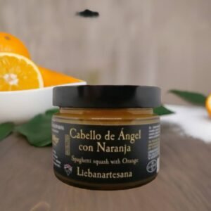 MERMELADA DE CABELLO DE ÁNGEL CON NARANJA, 300gr
