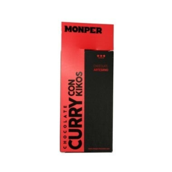 MONPER CHOCOLATE CURRY CON KIKOS 80 gr - Imagen 2