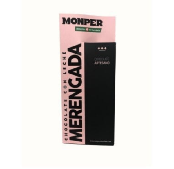 MONPER CHOCOLATE LECHE MERENGADA 80 gr - Imagen 2