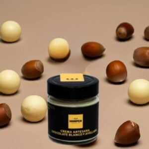 MONPER CREMA DE AVELLANAS 49% Y CHOCOLATE BLANCO 220 gr