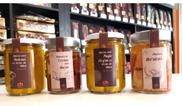 PINTXOS DE QUESO DE OVEJA Y CECINA DE VACA CH