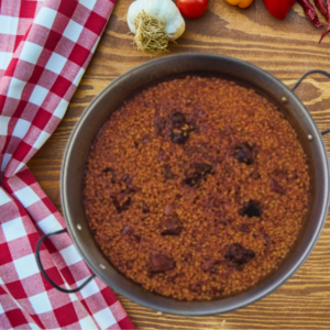 Paella de ibérico
