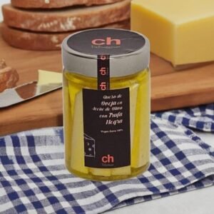 QUESO DE OVEJA en aceite de oliva con trufa negra 220 gr