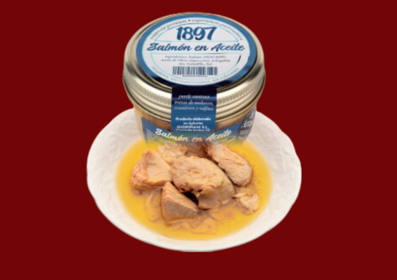 SALMÓN EN ACEITE 200 gr - Imagen 2