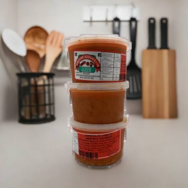 ZURRAPA LOMO EN MANTECA ROJA TARRINA 250gr